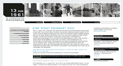 Desktop Screenshot of 50jahremauerbau.de